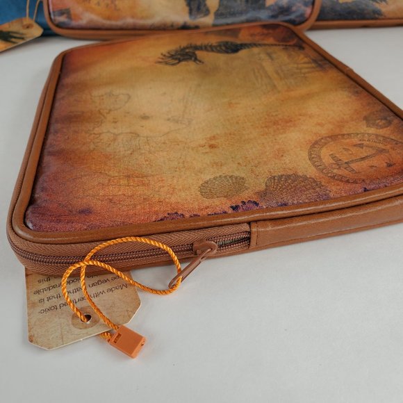 Lavishy Seahorse Tablet Sleeve Bag Carrying Case Vegan/faux leather Nylon NOS - Picture 5 of 10